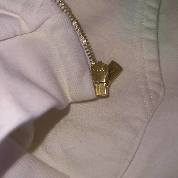 Gucci Jersey Zip-Up Sweatshirt Jacket With Green Red Web Stripe Large - Picture 16 of 16